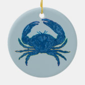 Ornement de crabe bleu (Dos)