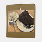 Ornement de crème glacée et de gâteau (Gauche)