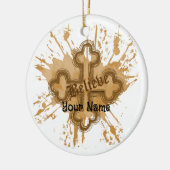 Ornement de croix chrétienne Believe (Gauche)