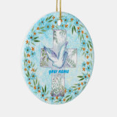 Ornement de croix de colombe chrétienne (Droite)