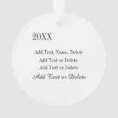 Ornement de crone en Tchécoslovaquie (dos)