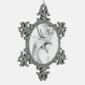 Ornement de croquis de dragon de Shivan (Gauche)