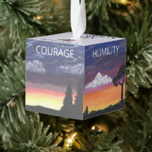 Ornement de cube : Petits livres de tir 1-5