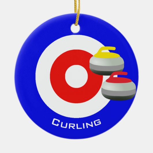 Ornement de curling (Devant)