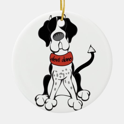 Ornement de Danois de diable (Devant)