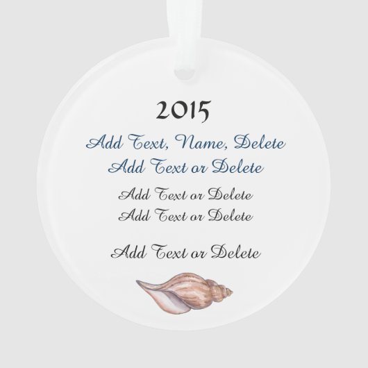 Ornement de danse - Beach Shag Dancing (dos)