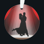 Ornement de danse - danse de salon de concurrence<br><div class="desc">J'espère que vous apprécierez ceci comme ornement pour votre arbre, un bibelot rond d'année pour accrocher dans votre maison, un cadeau pour vos amis de danse de tapis à longs poils… vous nom il ! J'ai payé les honoraires les permis prolongés pour l'arrière - plan, et offrirai quelques variations plus...</div>