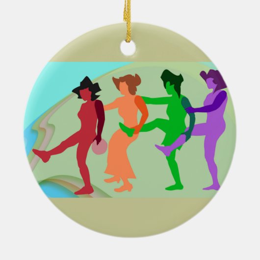 Ornement de danse de plage (Dos)