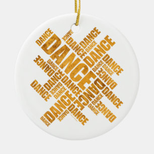 Ornement de danse typographique (rouille)