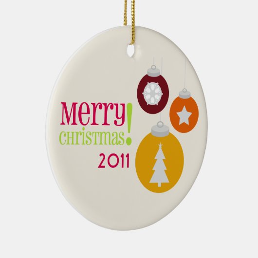 Ornement de décorations de Joyeux Noël (Droite)