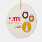 Ornement de décorations de Joyeux Noël (Gauche)