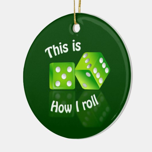 Ornement de dés (Gauche)