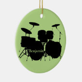 Ornement de design de batterie de batteur (Droite)