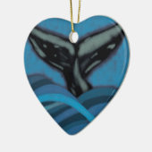 Ornement de dessin de craie de queue de baleine (Gauche)