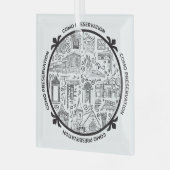 Ornement de dessin de ligne de préservation CoMo (Avant gauche)