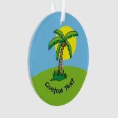 Ornement de dessin de palmier (devant)