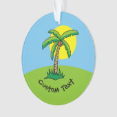 Ornement de dessin de palmier (devant)