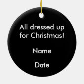 Ornement de dessin en pingouin (Dos)