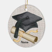 Ornement de diplôme de bonnet de graduation (Gauche)