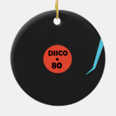 Ornement de disque de Gramophone - Retro Disco Par (Dos)