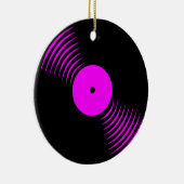Ornement de disque vinyle rétro Corey Tiger 80s (Droite)