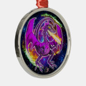 Ornement de dragon cosmique de Tourmaline (Droite)