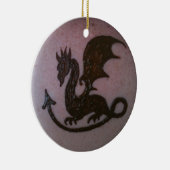 Ornement de dragon de henné (Droite)