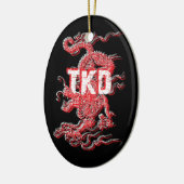 Ornement de dragon du Taekwondo (Gauche)