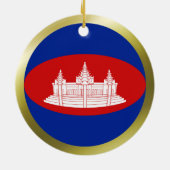 Ornement de drapeau cambodgien (Dos)