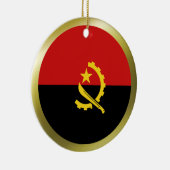 Ornement de drapeau d'Angola (Droite)