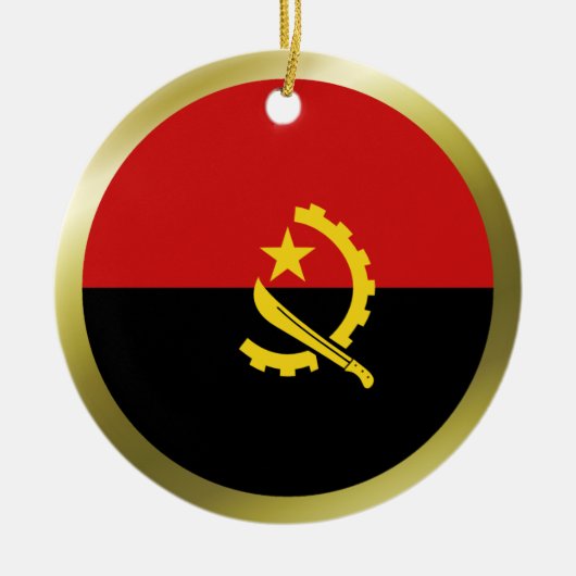 Ornement de drapeau d'Angola (Devant)