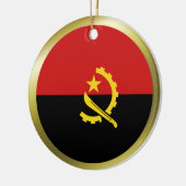 Ornement de drapeau d'Angola (Gauche)