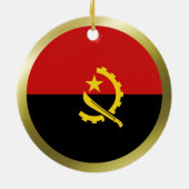 Ornement de drapeau d'Angola (Dos)