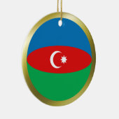 Ornement de drapeau d'Azerbaïdjan (Droite)