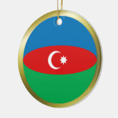 Ornement de drapeau d'Azerbaïdjan (Gauche)