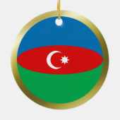 Ornement de drapeau d'Azerbaïdjan (Dos)
