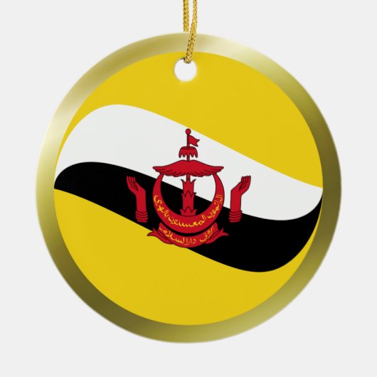 Ornement de drapeau de Brunei (Devant)