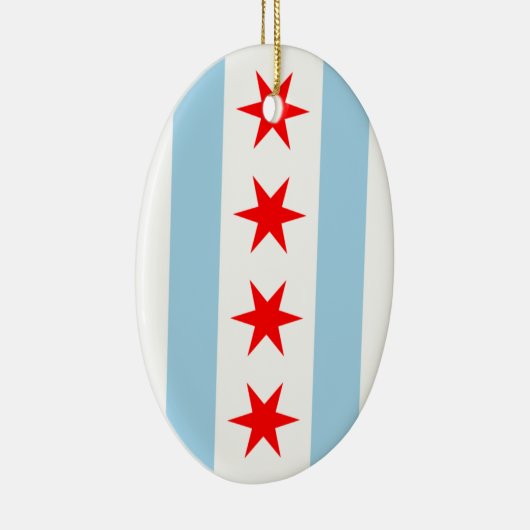 Ornement de drapeau de Chicago (Droite)