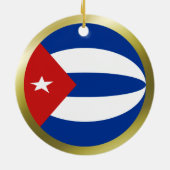 Ornement de drapeau de Cuba (Dos)