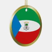 Ornement de drapeau de Guinée équatoriale (Droite)