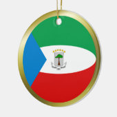 Ornement de drapeau de Guinée équatoriale (Gauche)
