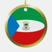 Ornement de drapeau de Guinée équatoriale (Dos)