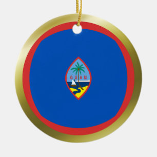 Ornement de drapeau de la Guam