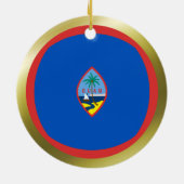 Ornement de drapeau de la Guam (Dos)