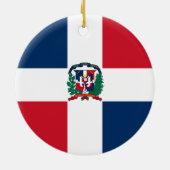 Ornement de drapeau de la République Dominicaine (Dos)