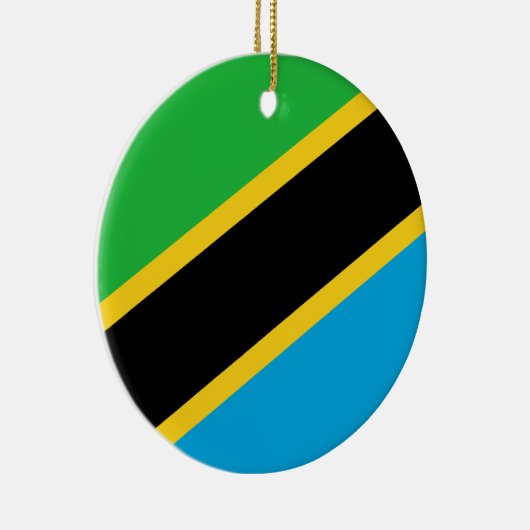 Ornement de drapeau de la Tanzanie (Droite)