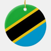 Ornement de drapeau de la Tanzanie (Dos)