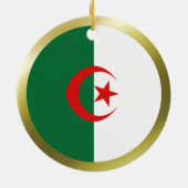 Ornement de drapeau de l'Algérie (Dos)