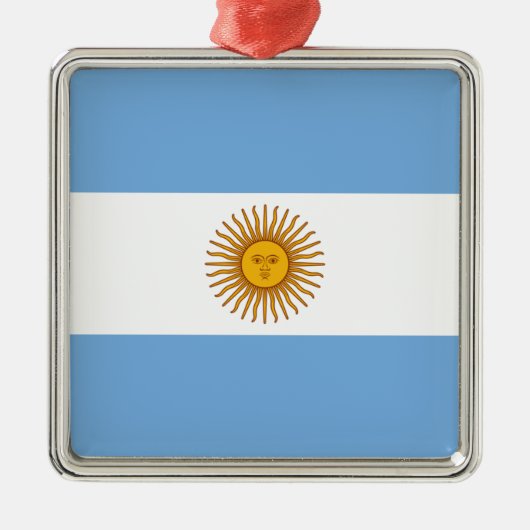 Ornement de drapeau de l'Argentine (Devant)