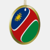 Ornement de drapeau de Namibie (Droite)